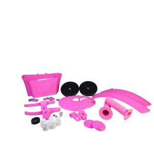 KIT 16 P MONTAGEM S RODA FEM ROSA JKS