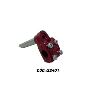 SUPORTE CROSS ALUM 4 PARAF VERMELHO RDBIKE