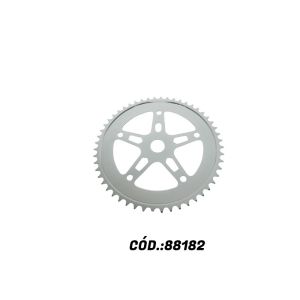 RODA DENT 52 DTS RAIADA CROMADA			 JIMP