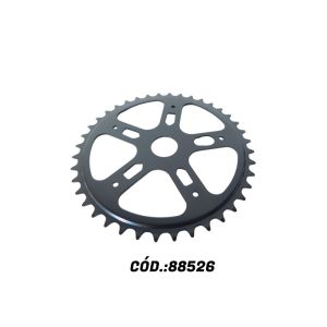 RODA DENT 40 DTS RAIADA PRETA JIMP