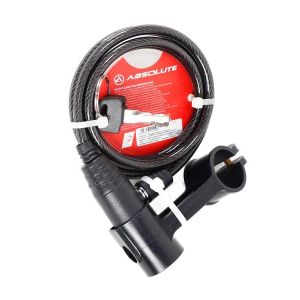 CADEADO 100MX06MM ESPIRAL PT CHAV ABSOL ABSOLUTE