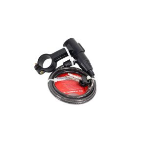 CADEADO 100MX06MM ESPIRAL PT CHAV ABSOL ABSOLUTE