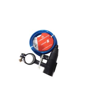 CADEADO 100MX06MM ESPIRAL AZ CHAV ABSOL ABSOLUTE