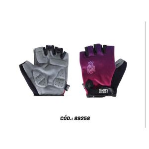 LUVA BIKE FEM SKIN SPOR VENUS PP ROXO SKIN SPORT