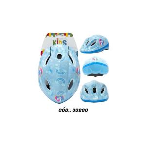 CAPACETE INF ABS SHAKE UNICORNIO M AZUL ABSOLUTE KIDS