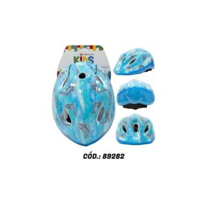 CAPACETE INF ABS SHAKE TUBARAO M AZUL ABSOLUTE KIDS
