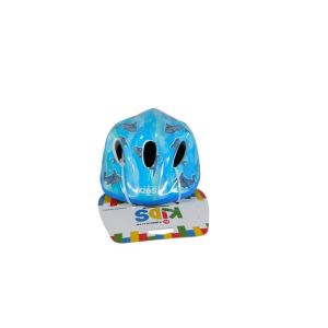 CAPACETE INF ABS SHAKE TUBARAO P AZUL ABSOLUTE KIDS