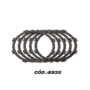 DISCO EMBREAGEM YBR125XTZ125 5 PCS OEM JI