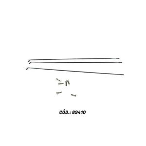 RAIO 295X20 FINO INOX PRETO (72 RAIOS) BACE