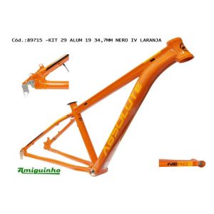 KIT 29 ALUM 19 347MM NERO IV LARANJA ABSOLUTE