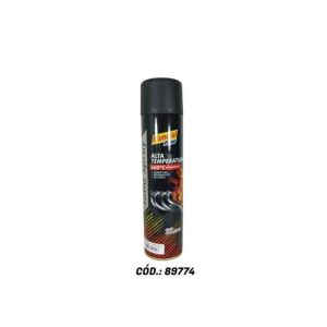 TINTA SPRAY ALTA TEMP 400ML PRETO FOSCO MUNDIAL