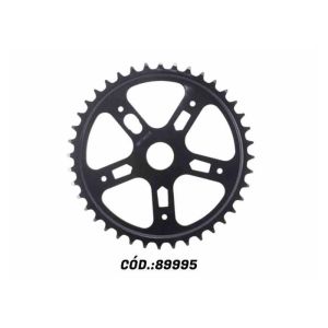 RODA DENT 40 DTS RAIADA 22 MM PRETA NITRUS