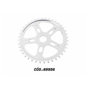 RODA DENT 40 DTS RAIADA 22 MM CROMADA NITRUS