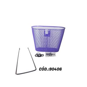 CESTA 26 GRANDE REVEST 31X24X22CM LILAS JIMP