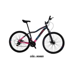 KIT BIC 29 AL17 FEM PTRS PNEU PRETO CV ABSOLUTE