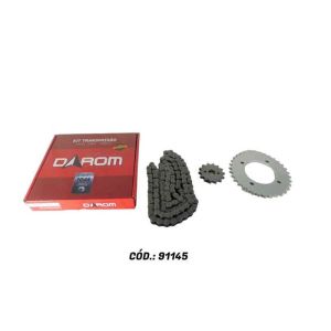 KIT TRACAO BIZ 125POP 100 1045 DAROM