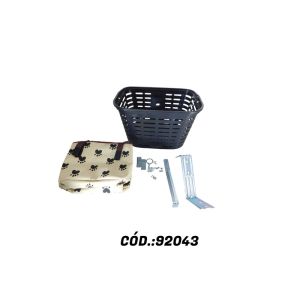 CESTA 26 GRANDE PLAST GRANDEPET PRETO JKS