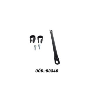 TRAVA GUIDON 19CM PRETO VIPER