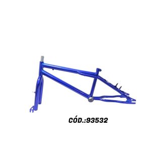 KIT 20 MASC V BRAKE FREESTYLE CROMO AZUL DINIZ