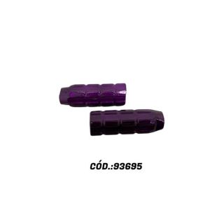 PEDALEIRA TRASEIRA ALUMINIO VIOLETA RDBIKE