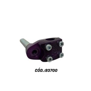 SUPORTE CROSS ALUM 4 PARAF VIOLETA RDBIKE
