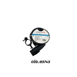 CADEADO 100MX06MM ESPIRAL PT CHAV MF