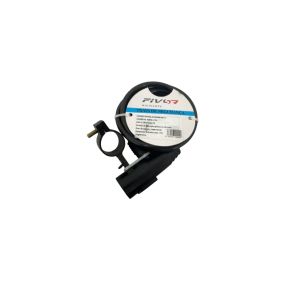 CADEADO 100MX06MM ESPIRAL PT CHAV MF
