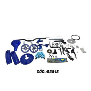 KIT PECAS 16 C RODA LATERAL MASC AZUL KIT PECAS