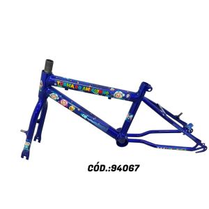 KIT 16 MASC V BRAKE AZUL TURMA DO AMIGUINHO