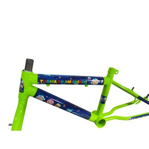 KIT 16 MASC V BRAKE VERDE NEON TURMA DO AMIGUINHO