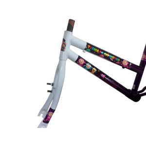 KIT 20 FEM V BRAKE BICOLOR BRVIOLETA TURMA DO AMIGUINHO