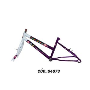 KIT 20 FEM V BRAKE BICOLOR BRVIOLETA TURMA DO AMIGUINHO