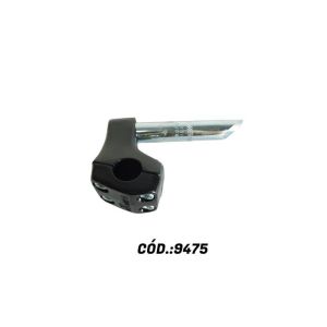 SUPORTE CROSS ALUM FRONTAL PRETO GLOMETAL