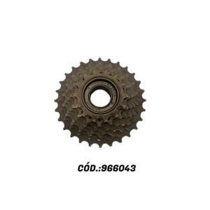 RODA LIVRE 7 VEL INDEX 1428D MARROM SAIGUAN