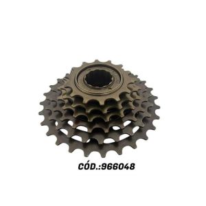 RODA LIVRE 6 VEL MARROM 1428 SAIGUAN SAIGUAN